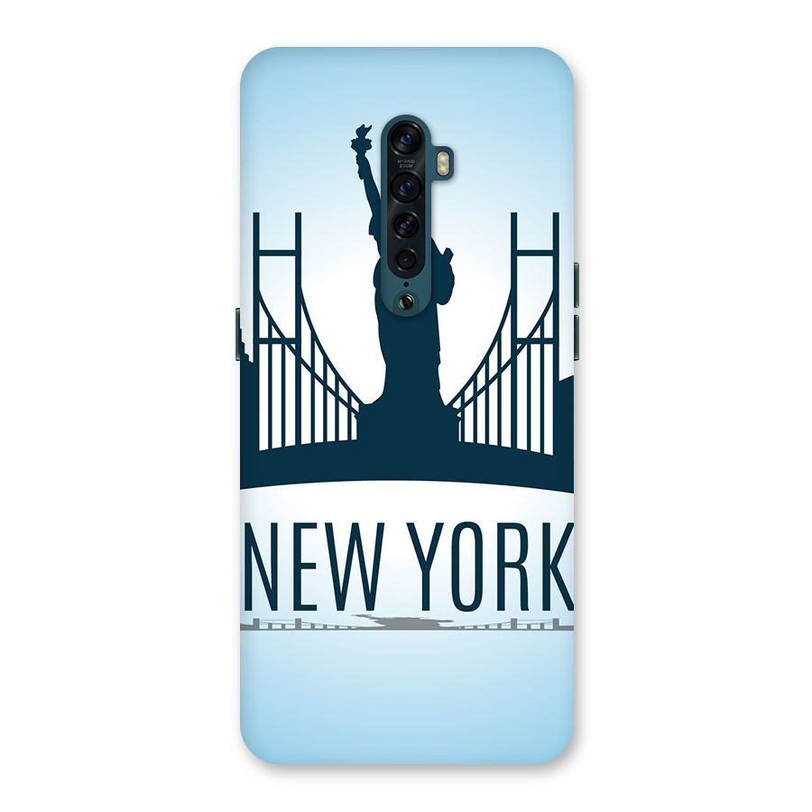 New York Skyline Back Case for Oppo Reno2