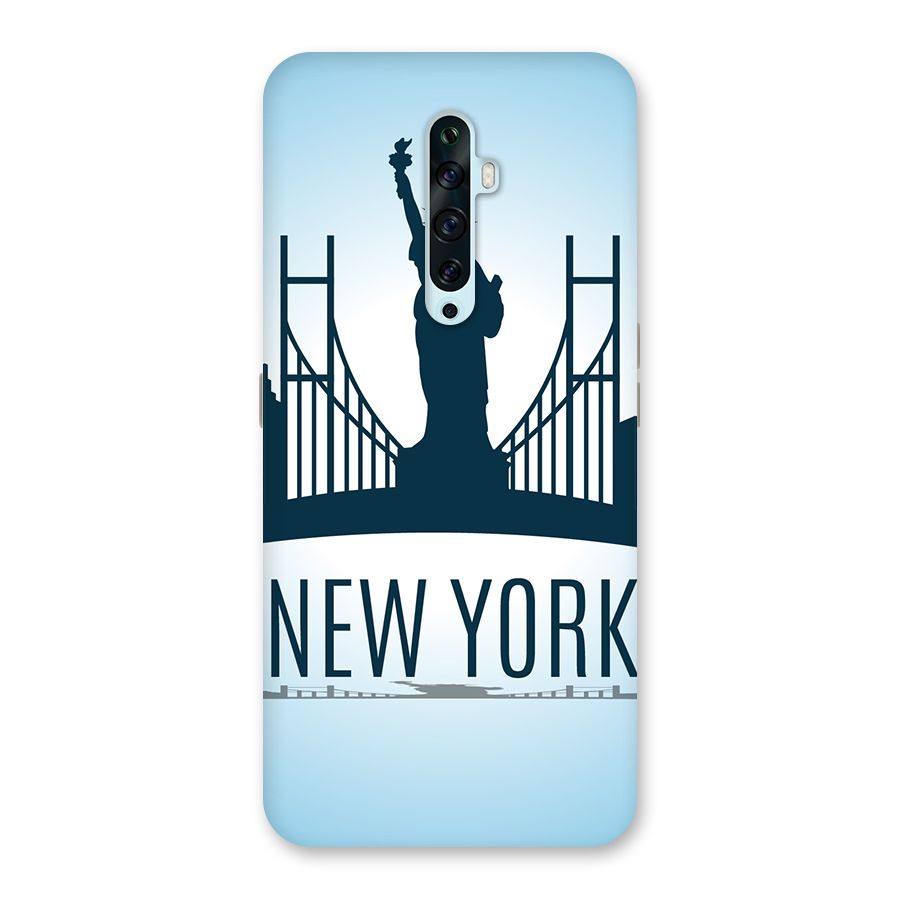 New York Skyline Back Case for Oppo Reno2 F