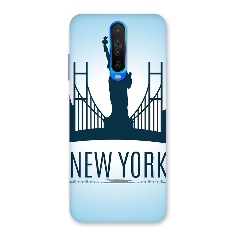 New York Skyline Back Case for Poco X2