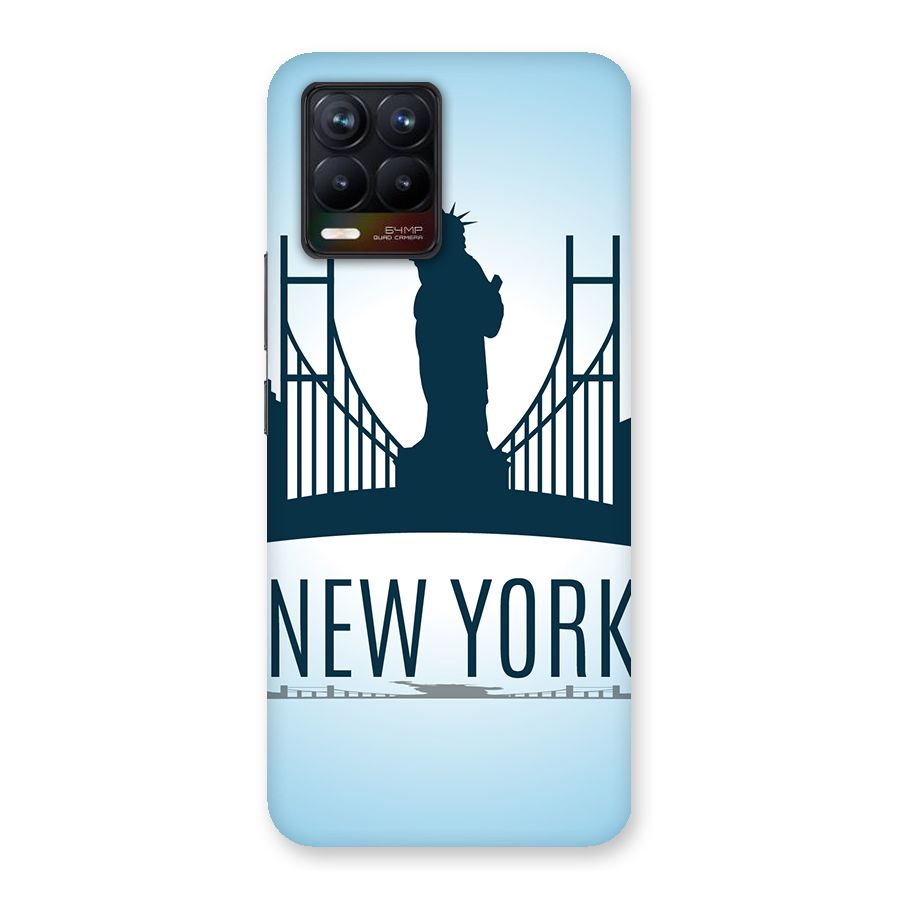 New York Skyline Back Case for Realme 8