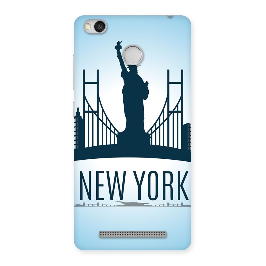 New York Skyline Back Case for Redmi 3S Prime