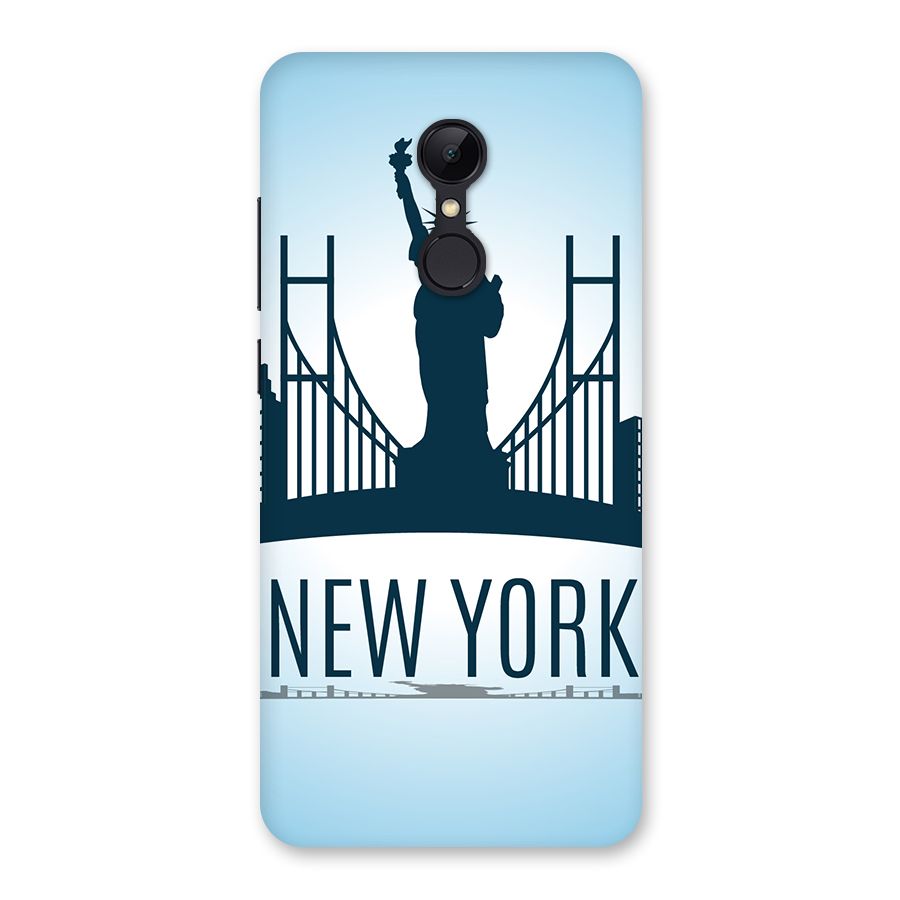 New York Skyline Back Case for Redmi 5