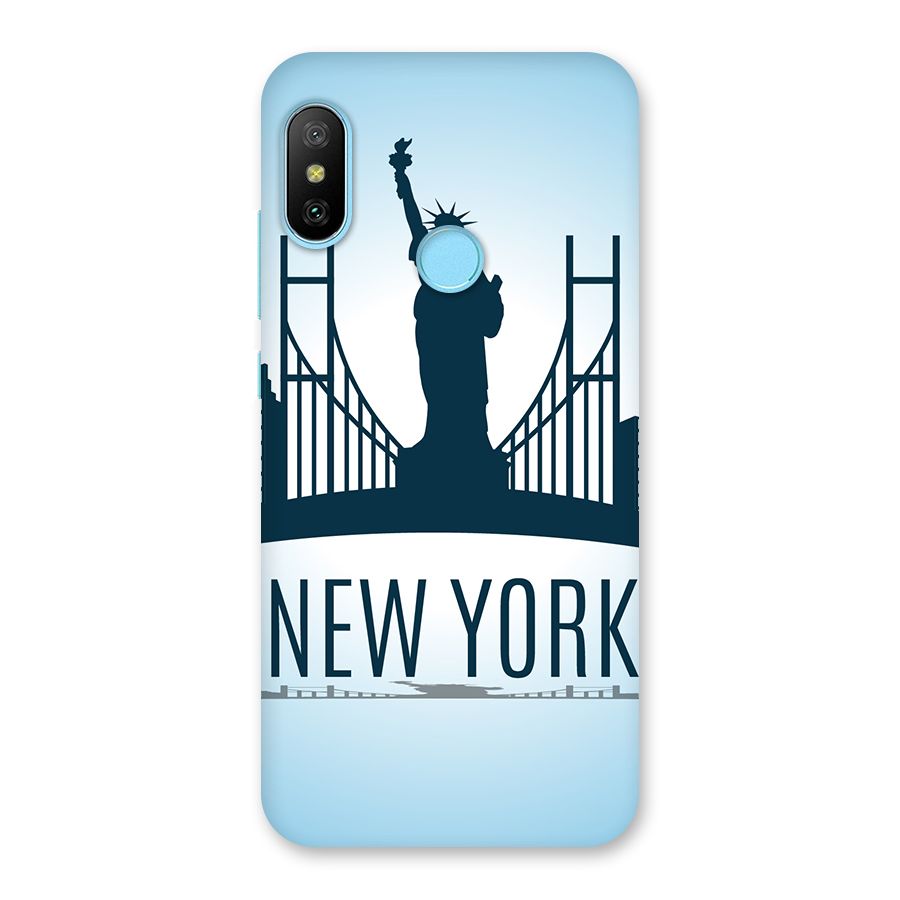 New York Skyline Back Case for Redmi 6 Pro