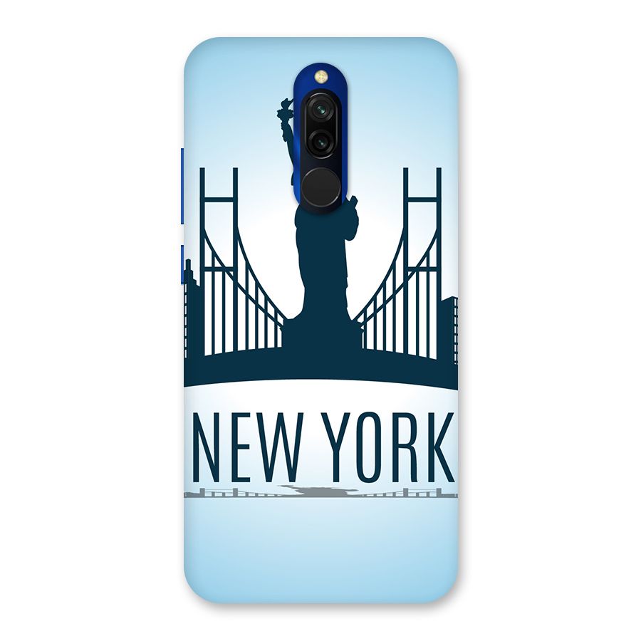 New York Skyline Back Case for Redmi 8