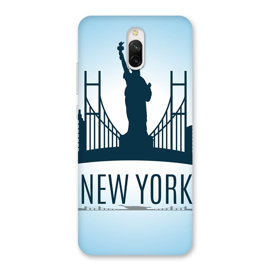 New York Skyline Back Case for Redmi 8A Dual