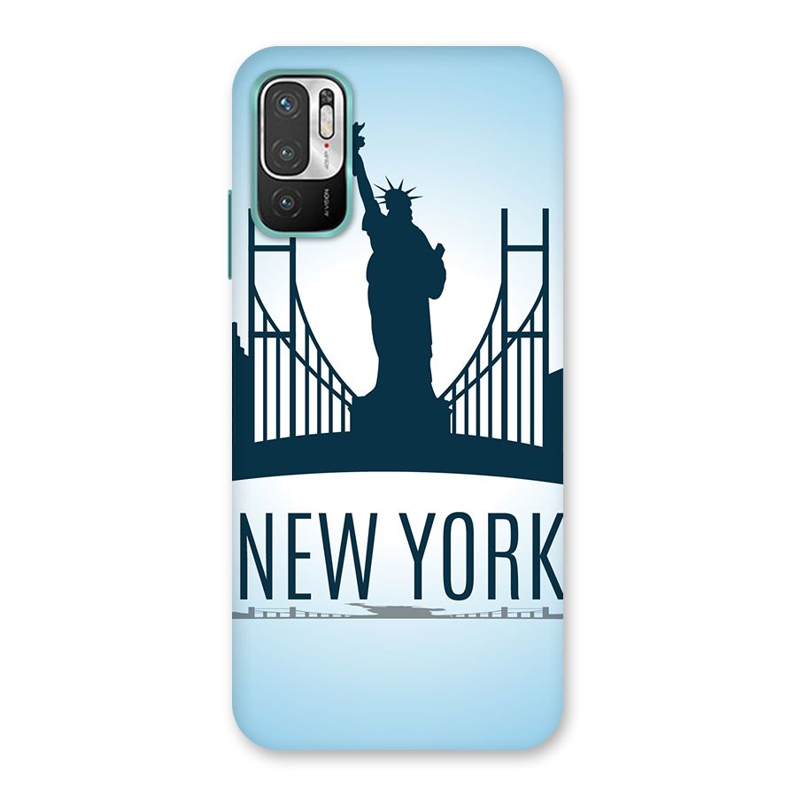 New York Skyline Back Case for Redmi Note 10T 5G