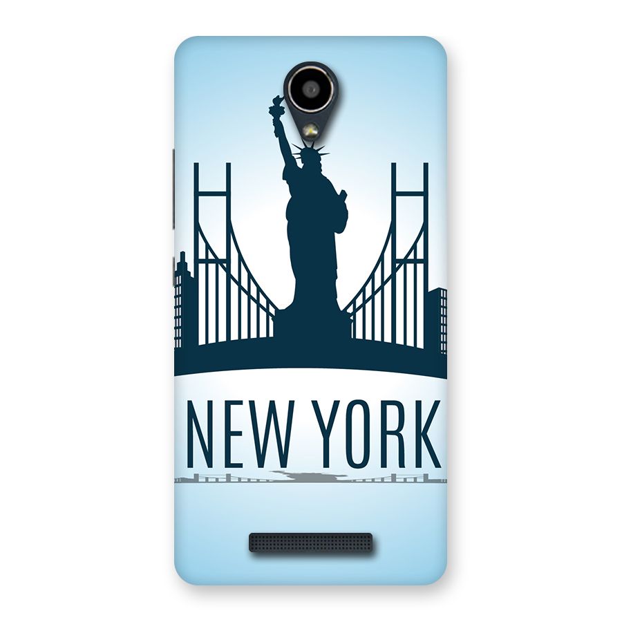 New York Skyline Back Case for Redmi Note 2
