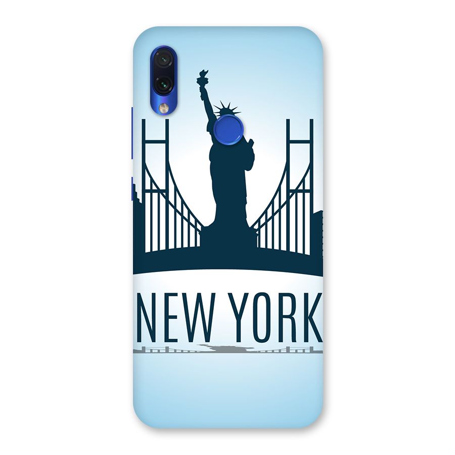 New York Skyline Back Case for Redmi Note 7