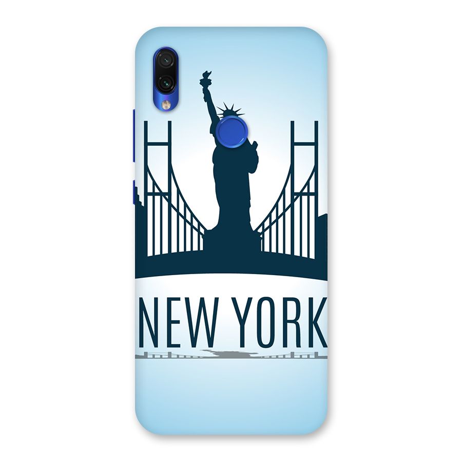 New York Skyline Back Case for Redmi Note 7S