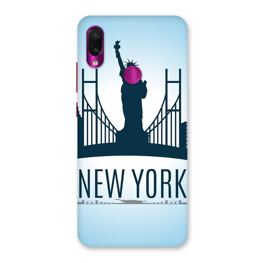 New York Skyline Back Case for Redmi Note 7 Pro