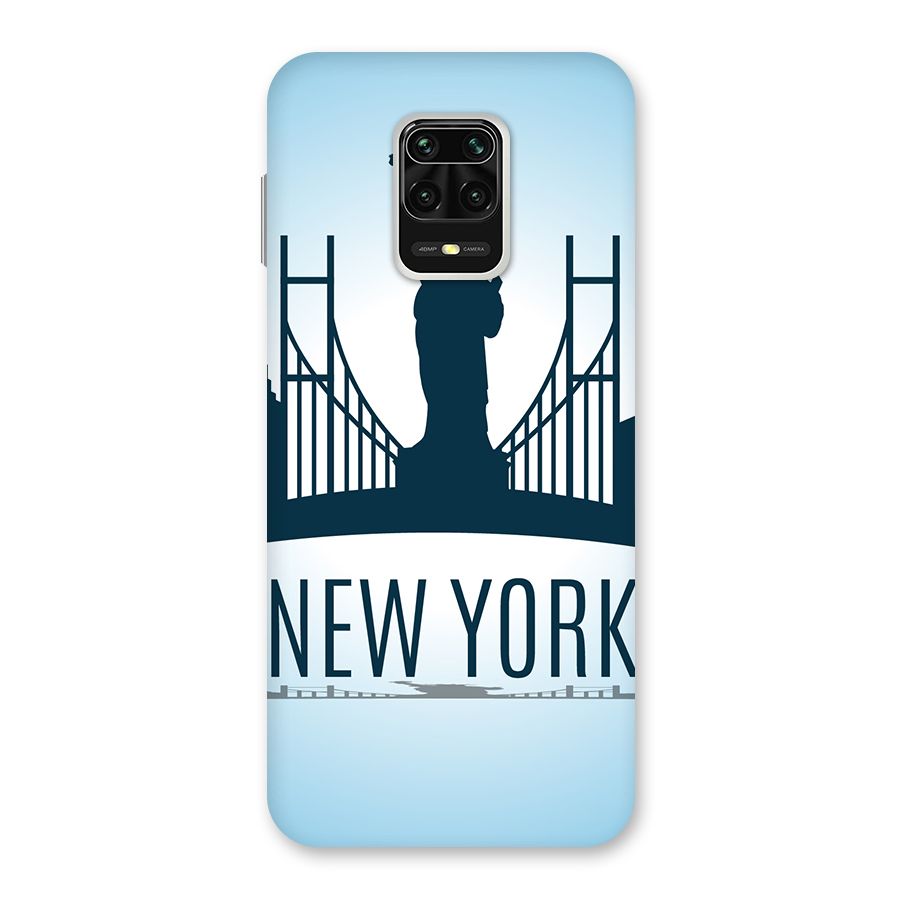 New York Skyline Back Case for Redmi Note 9 Pro