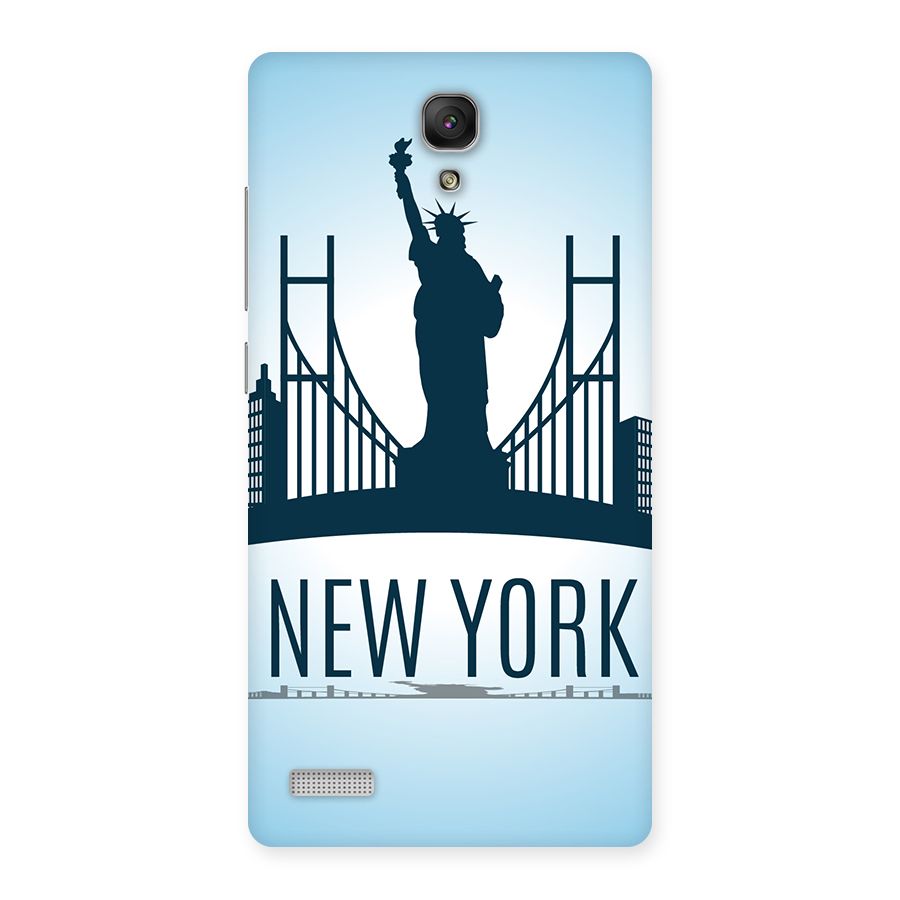 New York Skyline Back Case for Redmi Note Prime