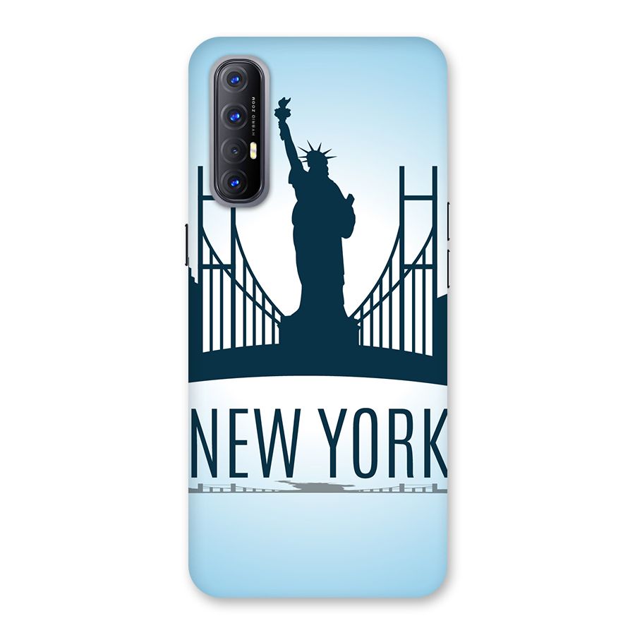 New York Skyline Back Case for Reno3 Pro