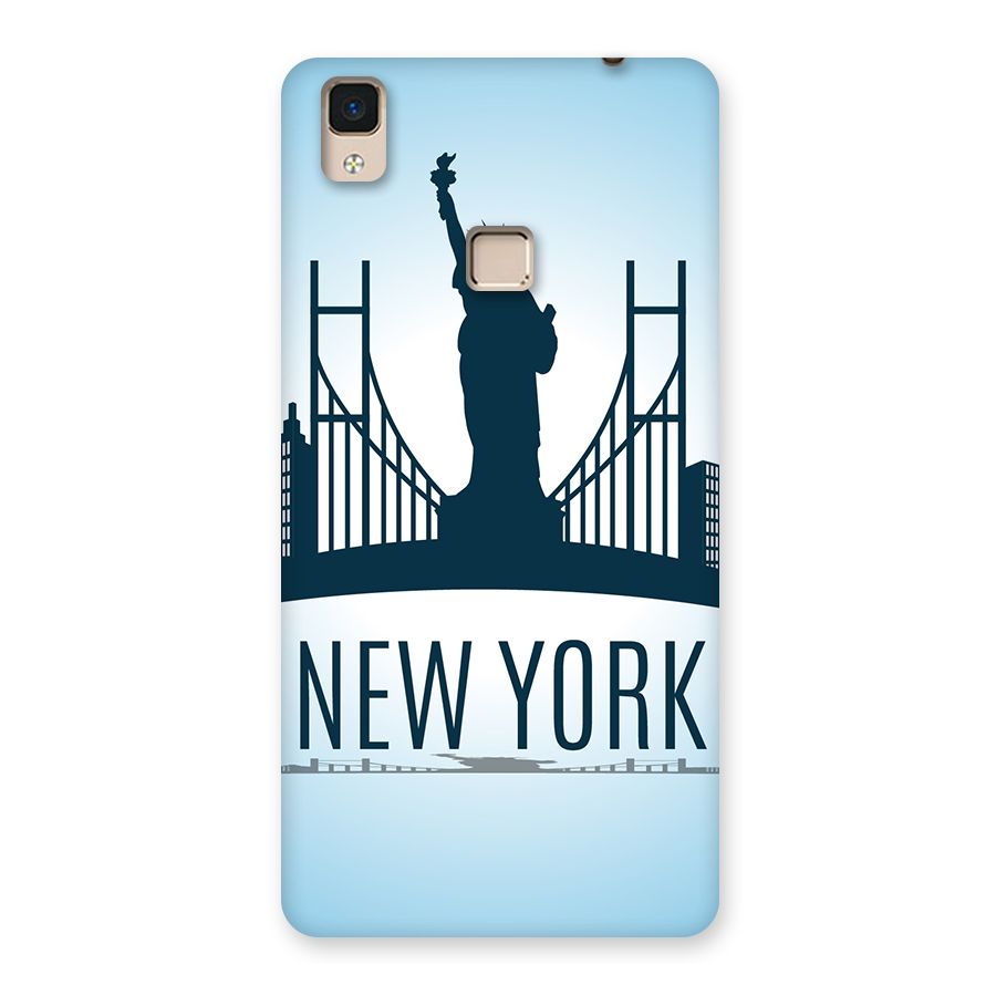New York Skyline Back Case for V3 Max