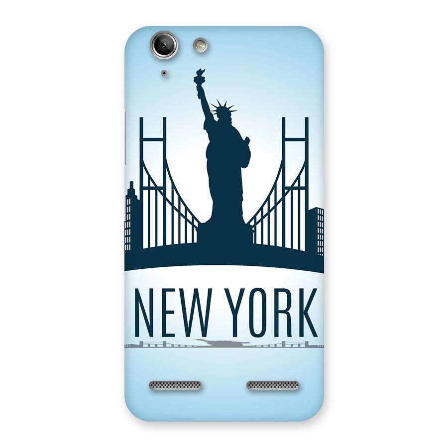 New York Skyline Back Case for Vibe K5 Plus
