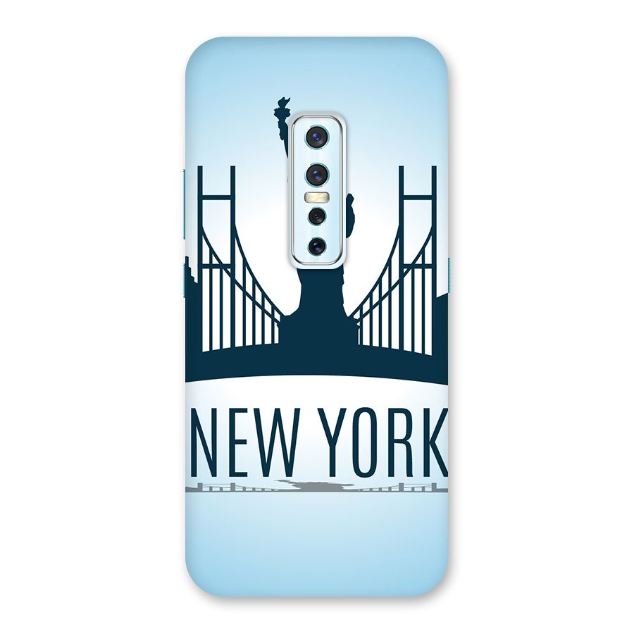 New York Skyline Back Case for Vivo V17 Pro