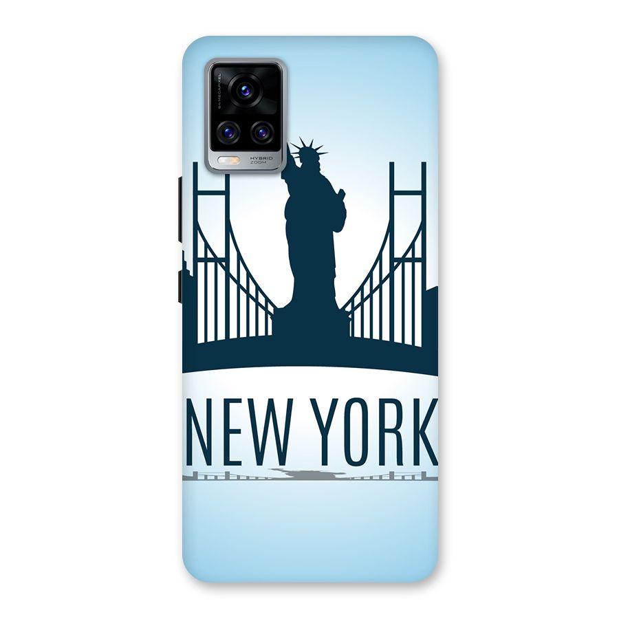 New York Skyline Back Case for Vivo V20 Pro