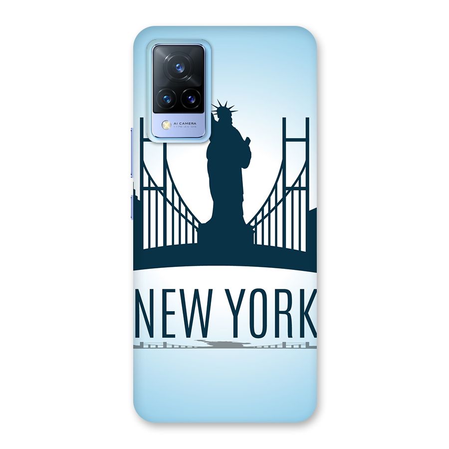New York Skyline Back Case for Vivo V21 5G