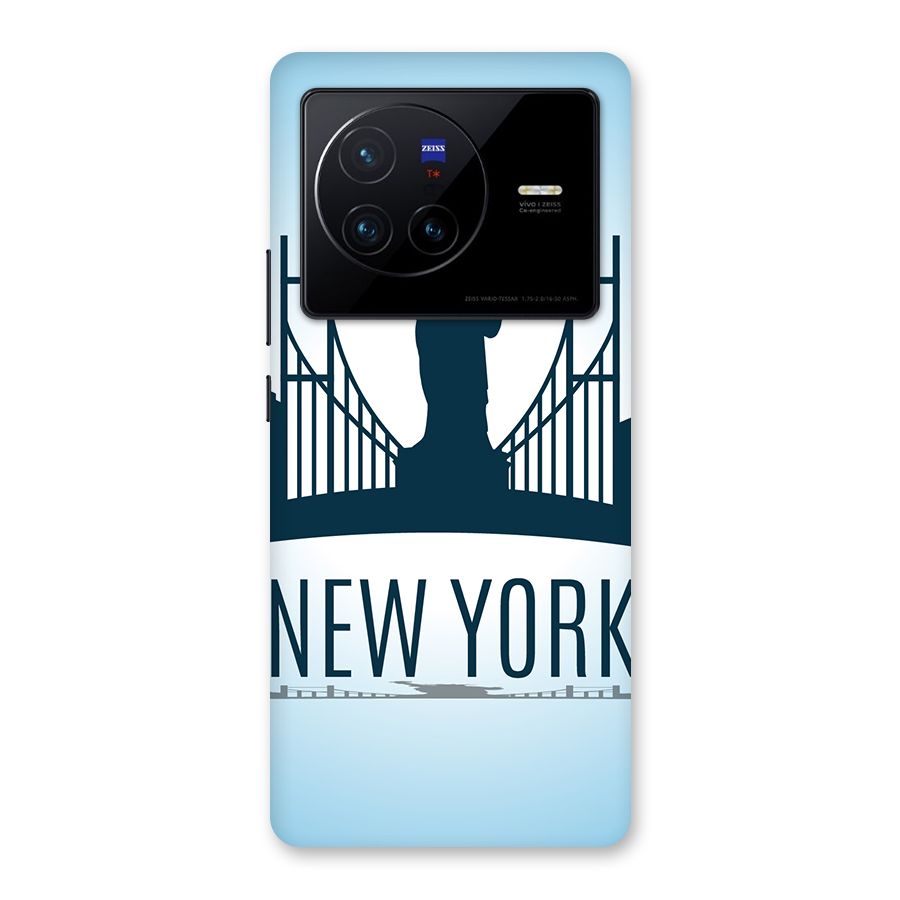 New York Skyline Back Case for Vivo X80