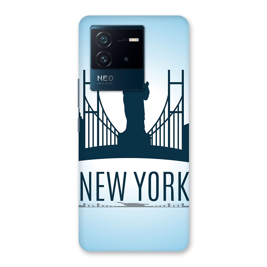 New York Skyline Back Case for Vivo iQOO Neo 6 5G