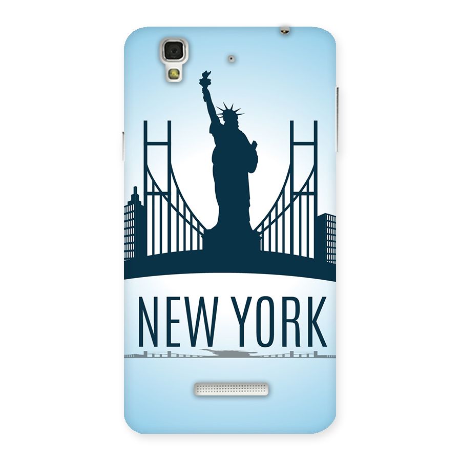 New York Skyline Back Case for YU Yureka Plus