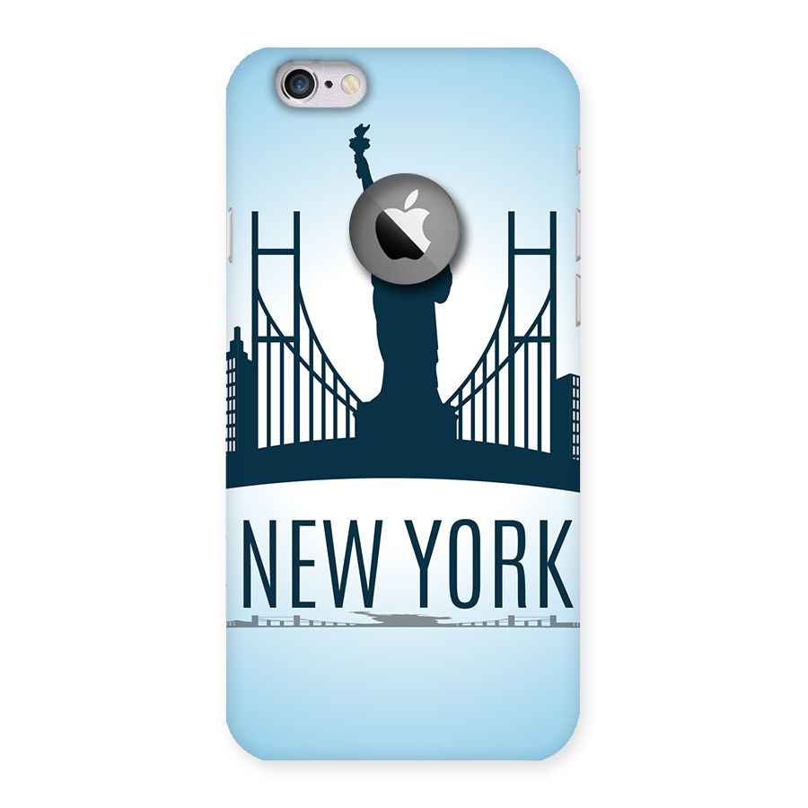 New York Skyline Back Case for iPhone 6 Logo Cut