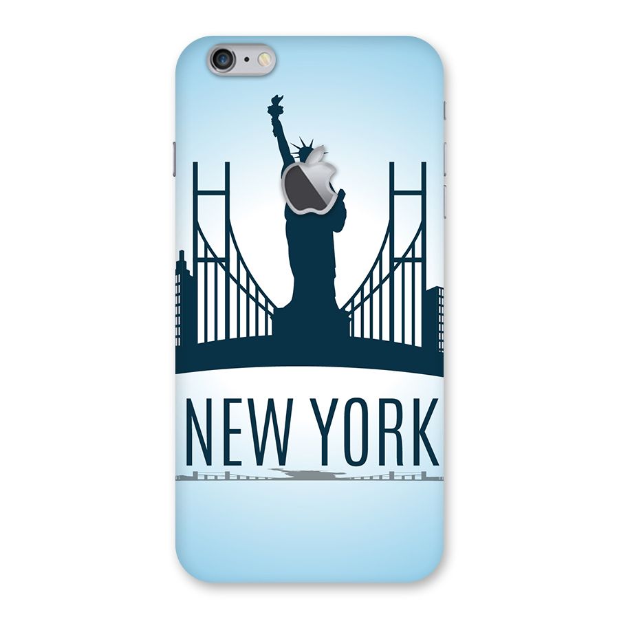New York Skyline Back Case for iPhone 6 Plus 6S Plus Logo Cut