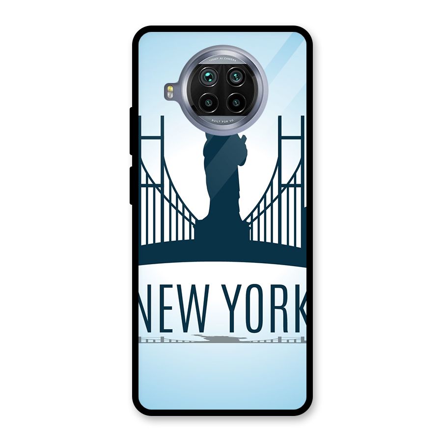 New York Skyline Glass Back Case for Mi 10i
