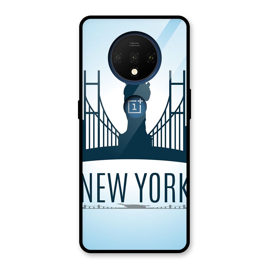 New York Skyline Glass Back Case for OnePlus 7T