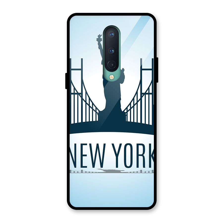 New York Skyline Glass Back Case for OnePlus 8