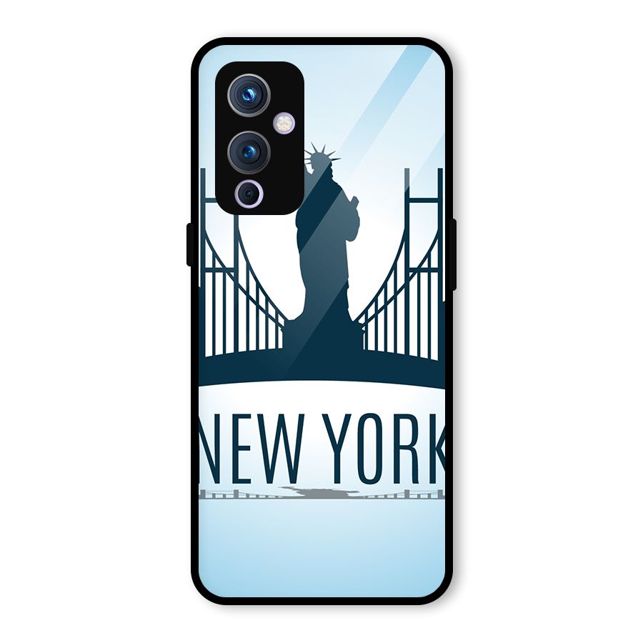 New York Skyline Glass Back Case for OnePlus 9
