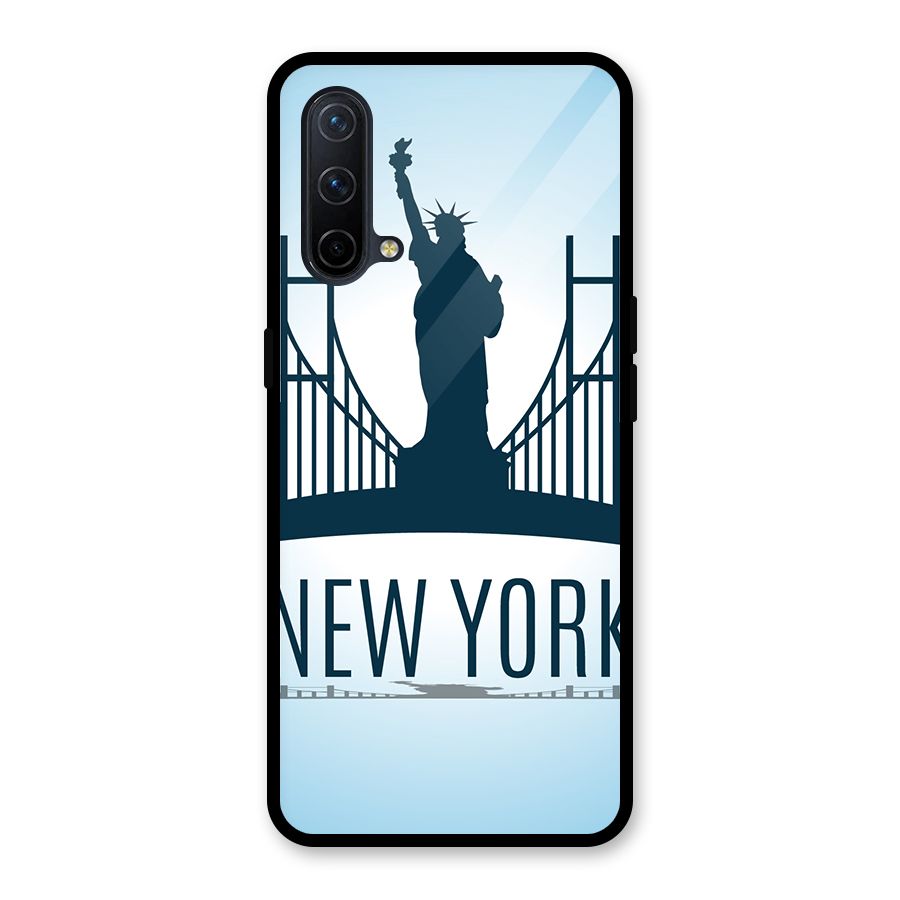 New York Skyline Glass Back Case for OnePlus Nord CE 5G