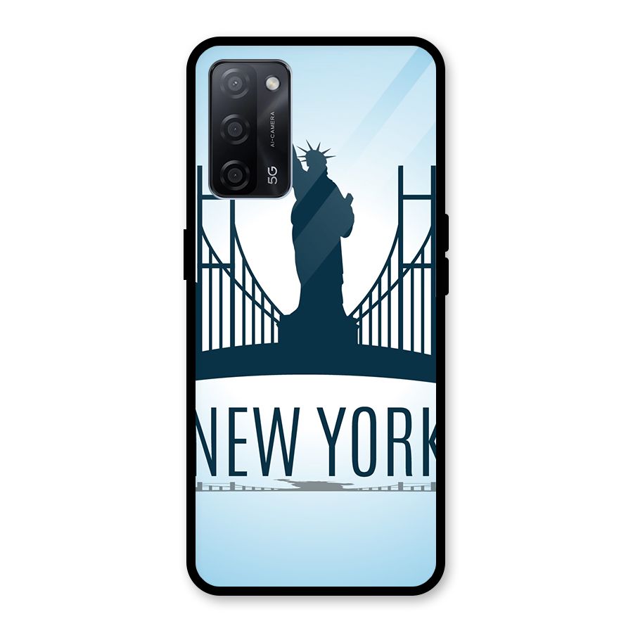 New York Skyline Glass Back Case for Oppo A53s 5G