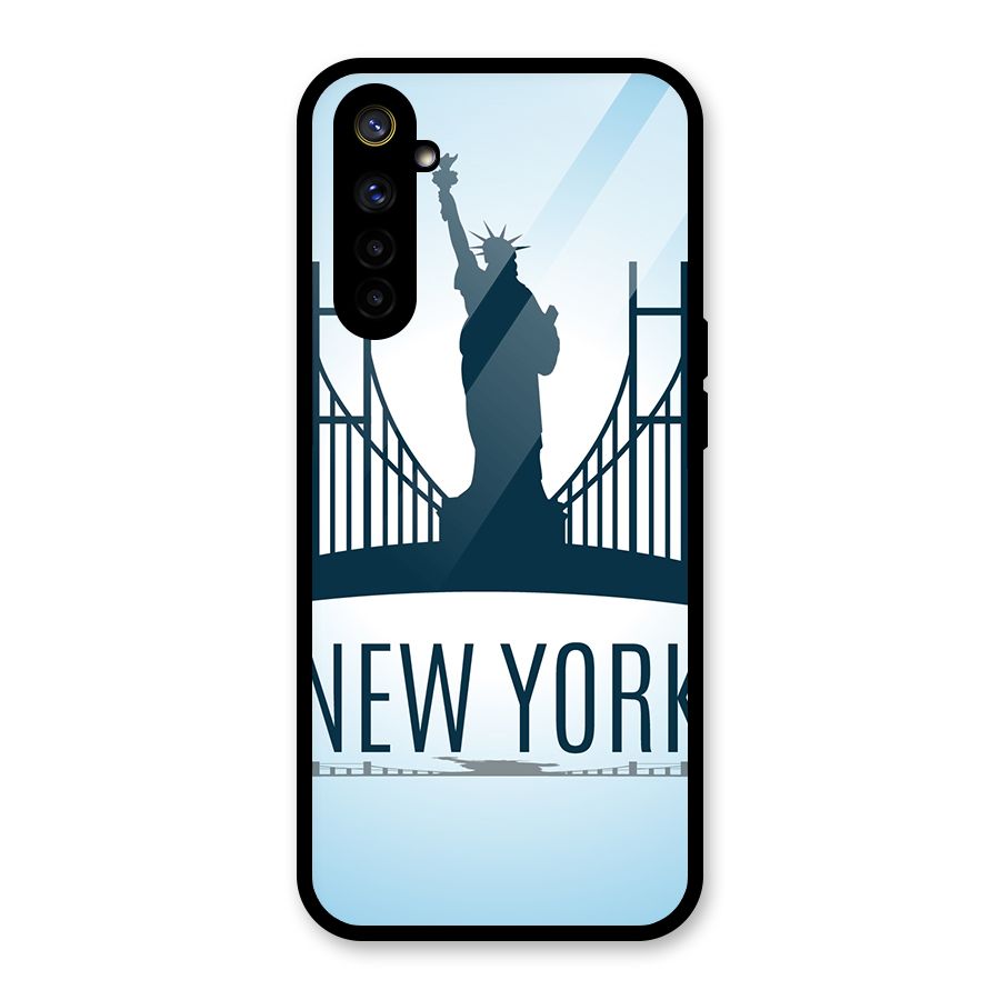 New York Skyline Glass Back Case for Realme 6
