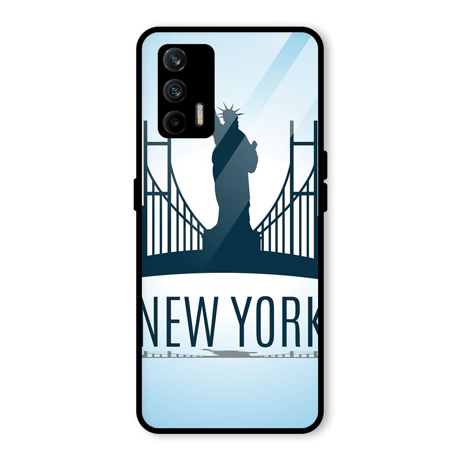 New York Skyline Glass Back Case for Realme GT 5G