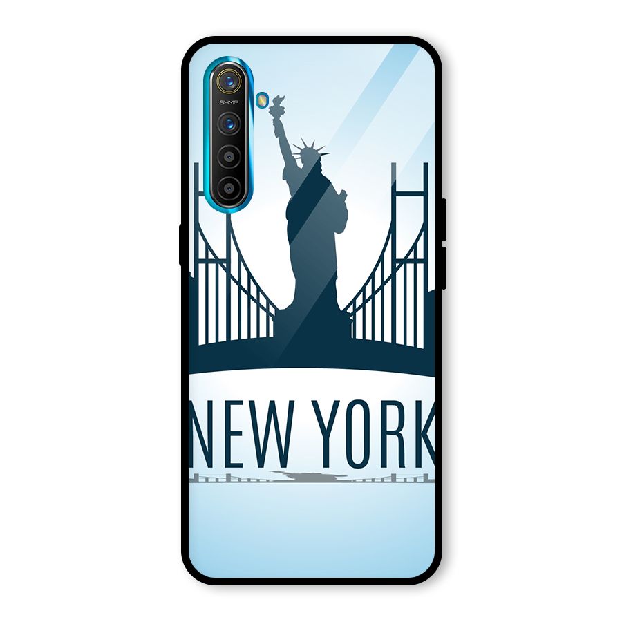 New York Skyline Glass Back Case for Realme XT