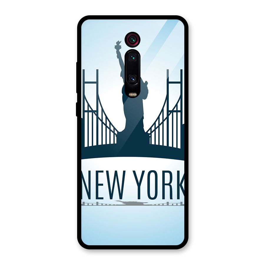 New York Skyline Glass Back Case for Redmi K20 Pro