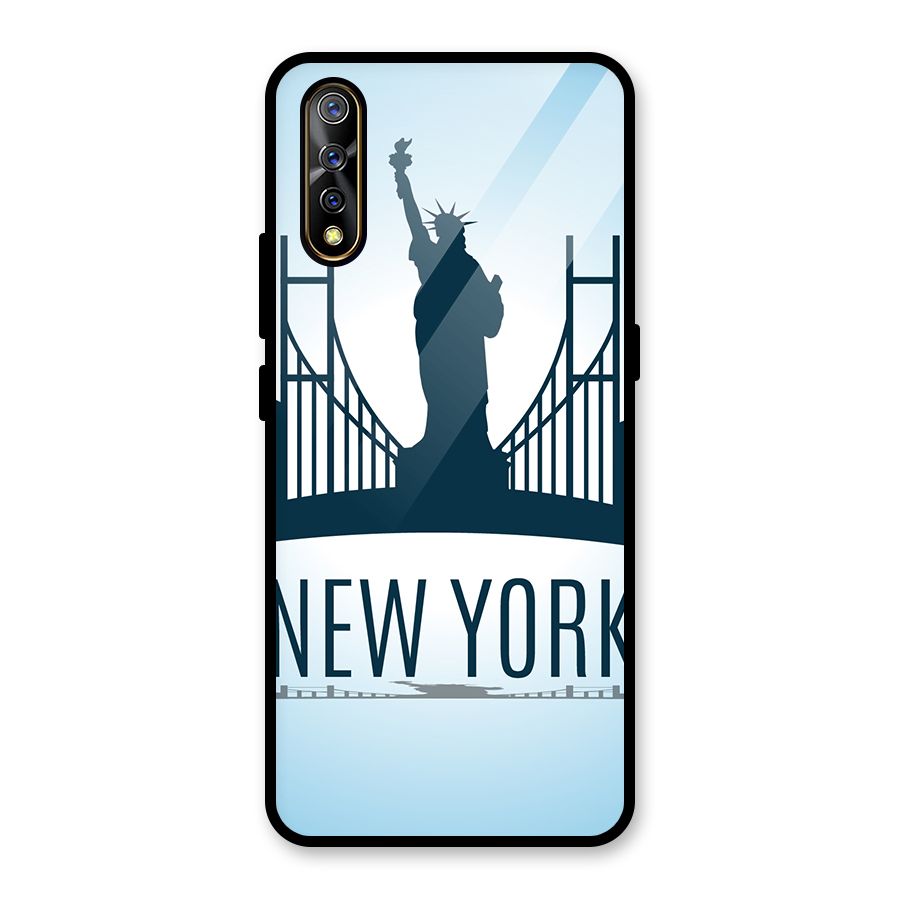 New York Skyline Glass Back Case for Vivo S1
