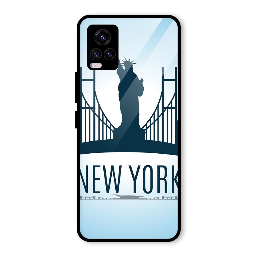 New York Skyline Glass Back Case for Vivo V20