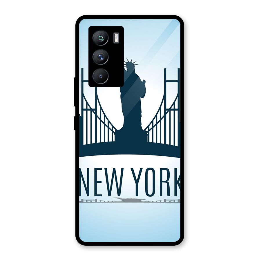New York Skyline Glass Back Case for Vivo iQOO 9 SE