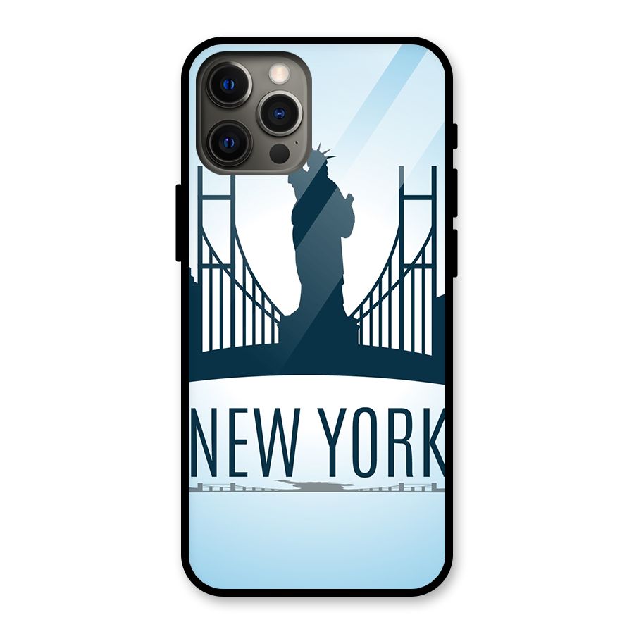 New York Skyline Glass Back Case for iPhone 12 Pro Max
