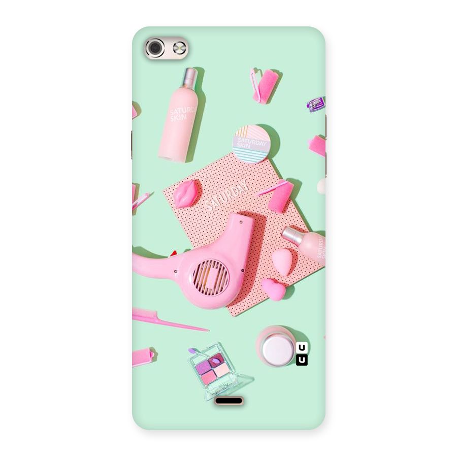 Night Out Slay Back Case for Micromax Canvas Silver 5