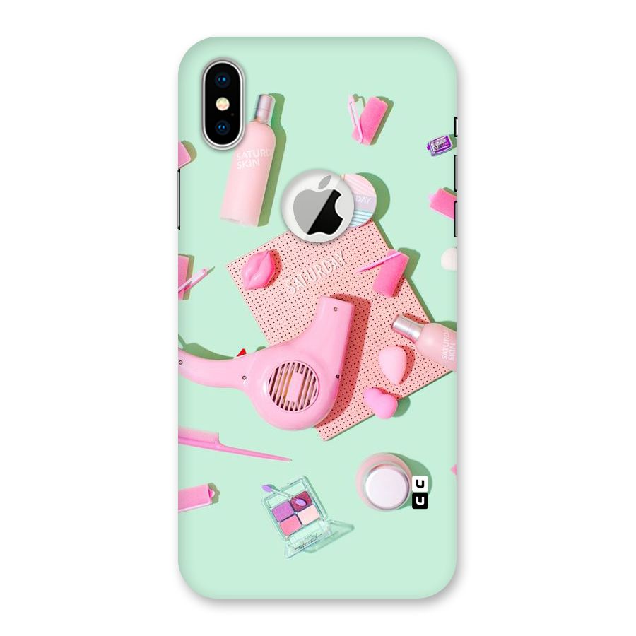Night Out Slay Back Case for iPhone X Logo Cut