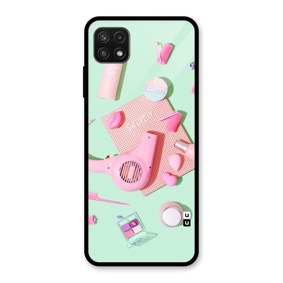 Night Out Slay Glass Back Case for Galaxy A22 5G