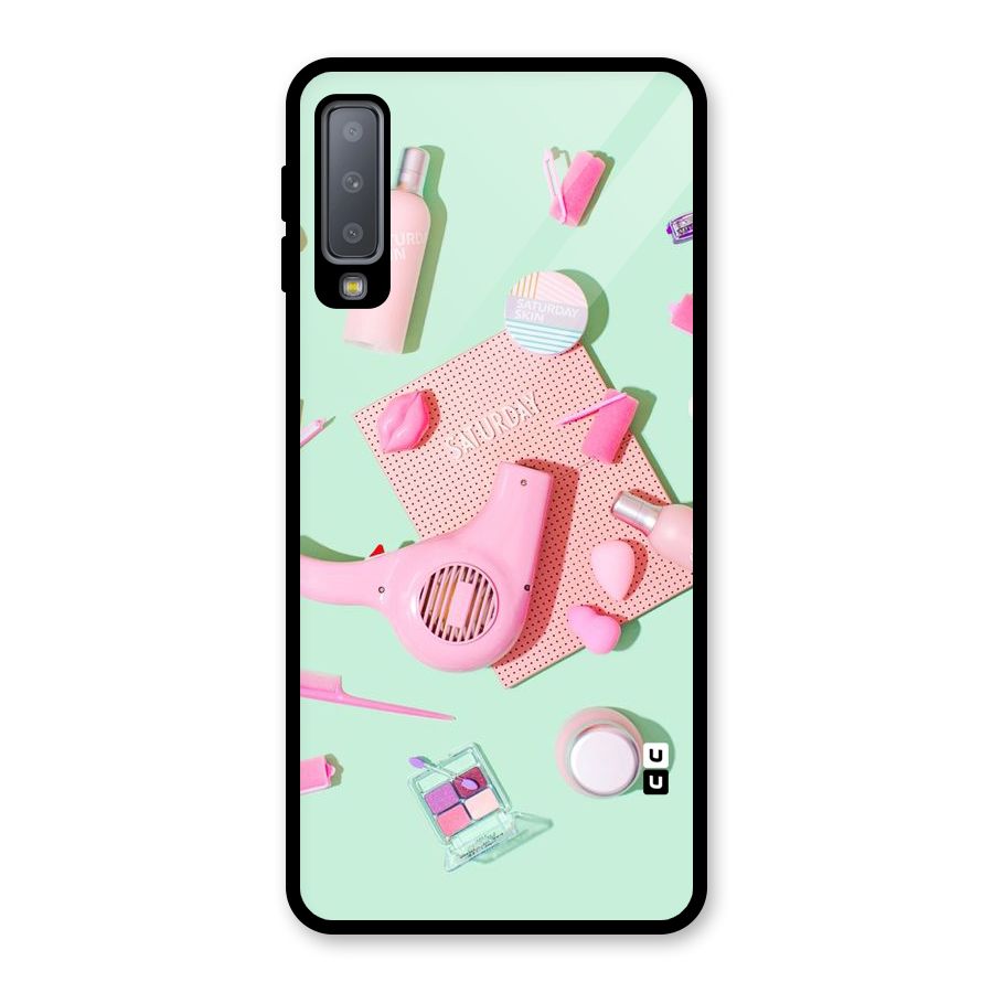 Night Out Slay Glass Back Case for Galaxy A7 (2018)