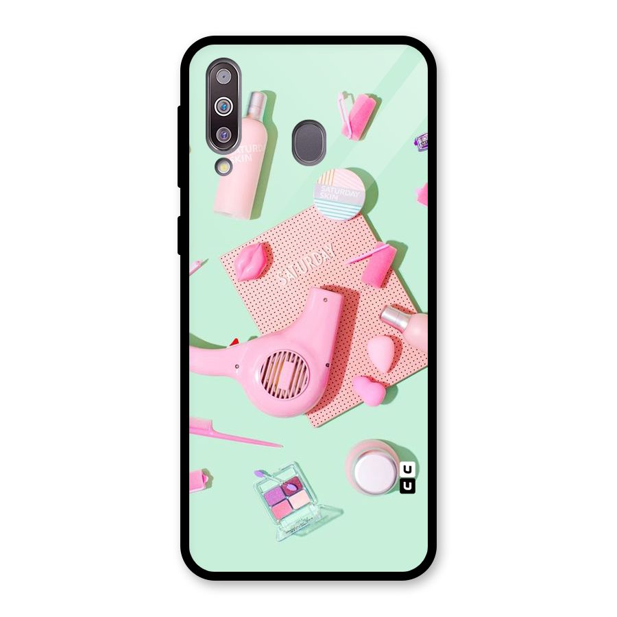 Night Out Slay Glass Back Case for Galaxy M30