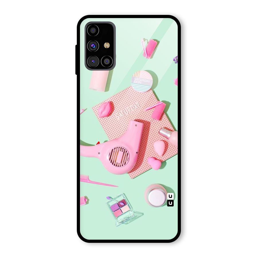 Night Out Slay Glass Back Case for Galaxy M31s