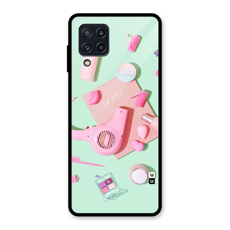 Night Out Slay Glass Back Case for Galaxy M32