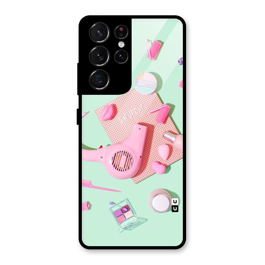 Night Out Slay Glass Back Case for Galaxy S21 Ultra 5G