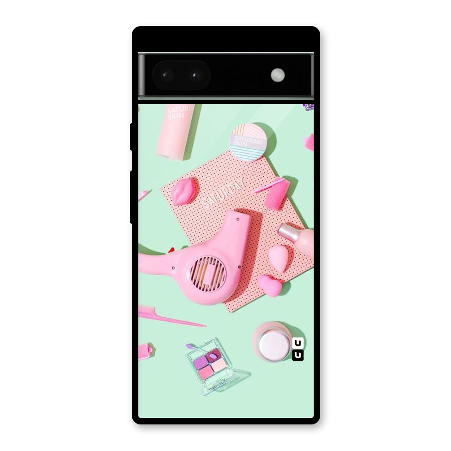 Night Out Slay Glass Back Case for Google Pixel 6a